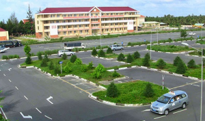 Sân thực hành lái xe Trung tâm Tiến Thành