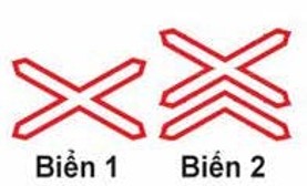 Câu 381: Hai biển này có ý nghĩa gì?